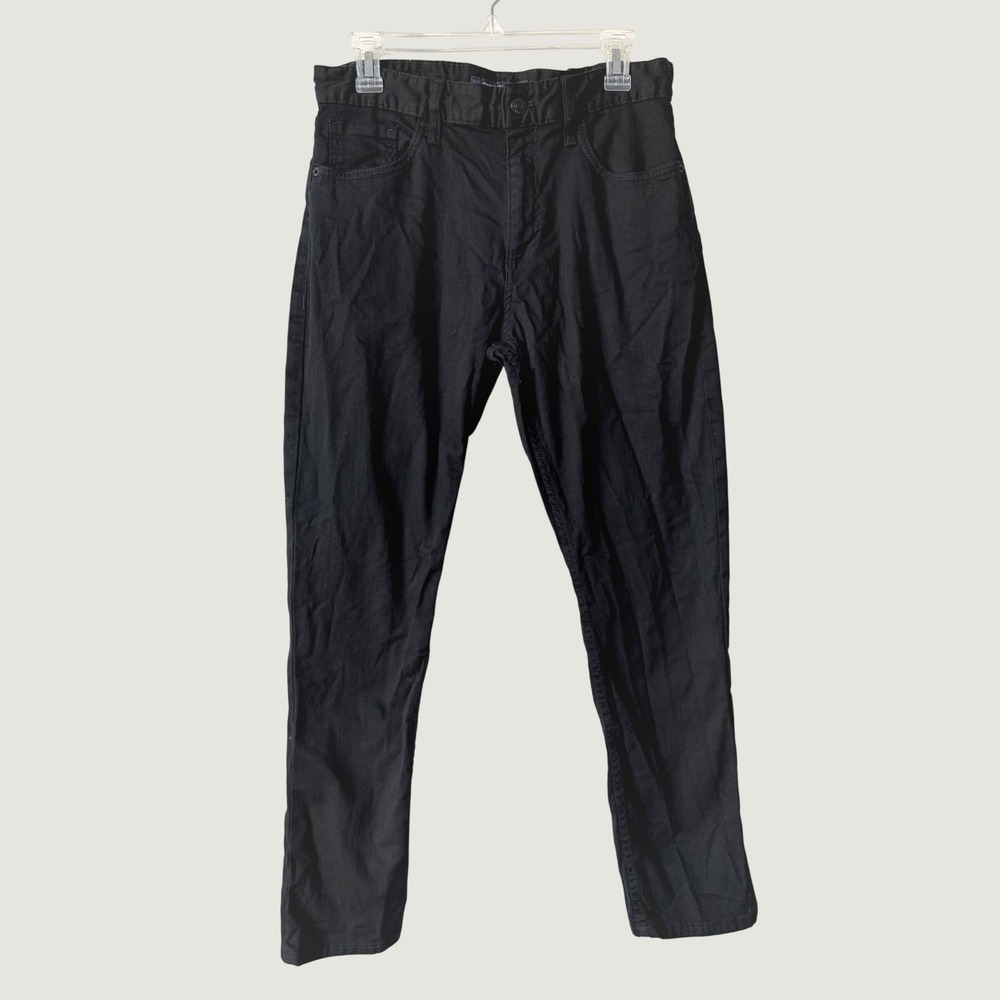 Calvin Klein Jeans Mens CKJ 035 Straight Leg Black Pants Office Casual 32x30